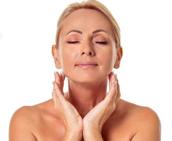 Massage into facial skin to rejuvenate